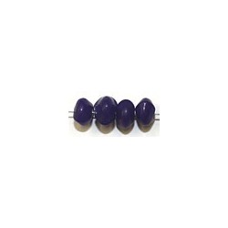 Glaskraal 4x6mm schijf blauw ca 200st.