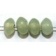 Glaskraal 4x6mm schijf licht opaalgroen ca 200st.