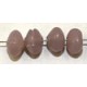 Glaskraal 4x6mm schijf opaalmauve ca 200st.