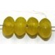 Glaskraal 4x6mm schijf opaalgeel ca 200st.