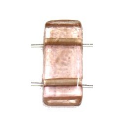 Glaskraal 11x24mm 2 gaats tr. l.zalm 5st.