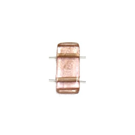 Glaskraal 11x24mm 2 gaats tr. l.zalm 5st.