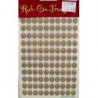 Rub-On medaillon letters per vel