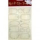 Rub & Glue transfer labels per vel