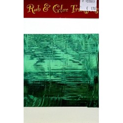 Rub & Glue Metallic groen per vel
