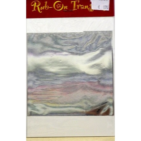 Rub & Glue Metallic zilver per vel