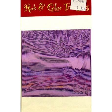 Rub & Glue Metallic lila per vel