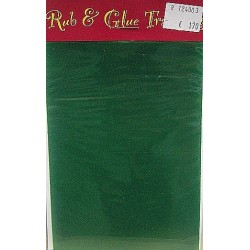 Rub & Glue fluweel groen per vel