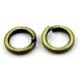 Ringetjes 6mm oud goudkl. 25st