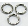 Ringetjes 8mm dubbel metaalkl. 25st