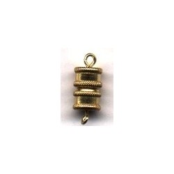 Draaisluiting 7X10mm goud