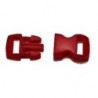 Kunststof kliksluiting 15x30mm rood