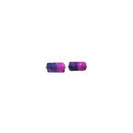 Tonkraal 13/14mm blauw/rose 5st