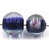 bloemkraal rond ca 8mm blauw 5st