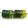 glaskraal 12mm ton geschroefd groen/geel 10st