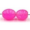 glaskr. ovaal 11x9mm fuchsia gemarmerd 10st.