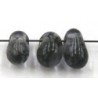 glasdruppel 4x9mm grijs transp. gemarmerd 25st