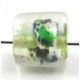 silverfoilband gespikkeld 10x10mm trans/groen 5st.