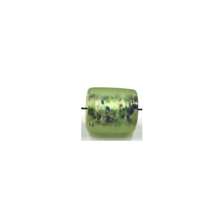 silverfoil gespikkeld 12x9mm groen 5st. UL
