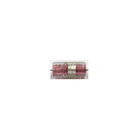 ton silverfoil band 19x9mm rose 5st.
