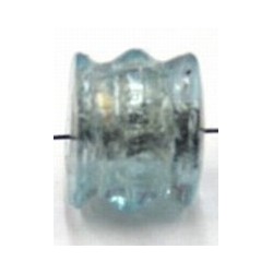 ton silverfoil geribt 10x13mm l.blauw 5st