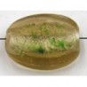 schijf silverfoil 27x23mm zachtrose/groen 1st