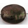 schijf silverfoil 27x23mm amethyst 1st