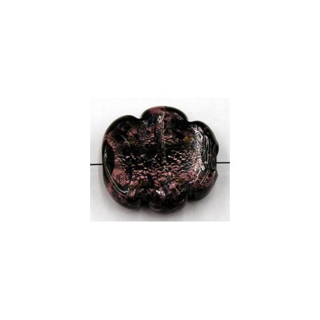 bloemkr.plat silverfoil 32x10mm amethyst p.st.