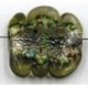bloemkr.plat silverfoil 32x10mm rookzwart p.st.