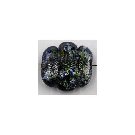 bloemkr.plat silverfoil 32x10mm paars p.st.