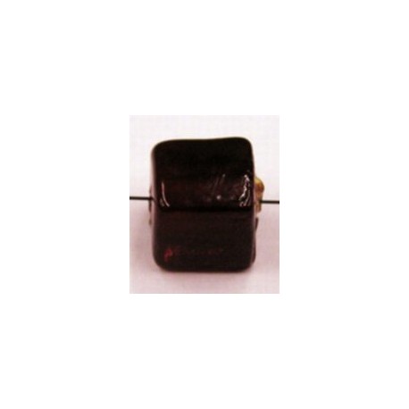 glaskr.blokje 11x11mm rood 5st