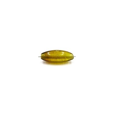 glaskraal ovaal 20x9mm topaas 5st
