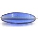 glaskraal ovaal 20x9mm blauw 5 st.