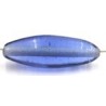 glaskraal ovaal 20x9mm blauw 5 st.