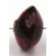 glaskraal schijf 9x15mm donkerrood 5st