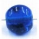 glaskraal beukenoot 12x12mm blauw 5st
