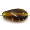 glaskraal druppel 19x10mm topaas 5st