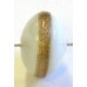 glaskraal schijf 8x11mm wit/goudstreep 5st