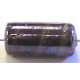 glaskraal ton 18x10mm paars/goudstreep 5st.