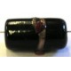 glaskraal ton 19x10 zwart/gouden band 5st UL