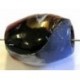 glaskraal 15x13mm bruin/blauw millifiory p.st