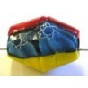 glaskraal 19x15mm rood/geel/blauw millifiory p.st