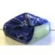 glaskraal 22x15mm witblauw millifiory p.st