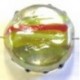 glaskraal plat 18x8mm transp.geel rood blauw p st.