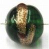 glaskraal rond12mm bewerkt groen p.st