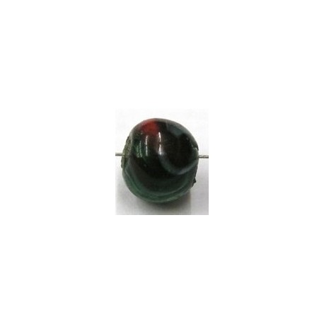 glaskraal rond 10mm bonte mixkleuren 5st