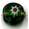 glaskr. plat 13x6mm groen millifiory 5st.