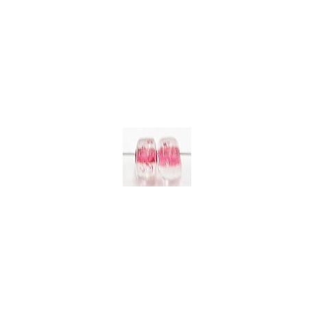 glaskr. 5x6mm tr. cerise kern 100st