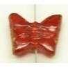 Glaskr.vlinder 13x15mm oranjerood 20st.