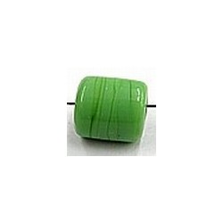 glaskraal 9x8mm groen 10st.